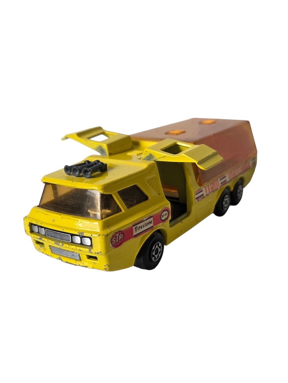 1972 Vintage MATCHBOX SUPER KINGS K-7 Racing Car Transporter by Lesney Products
